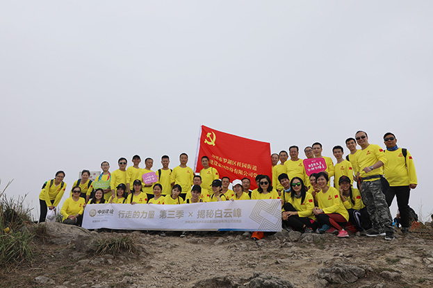“行走的力量”qianyi千亿平台（中国）集团党委开展第三季徒步主题党日活动
